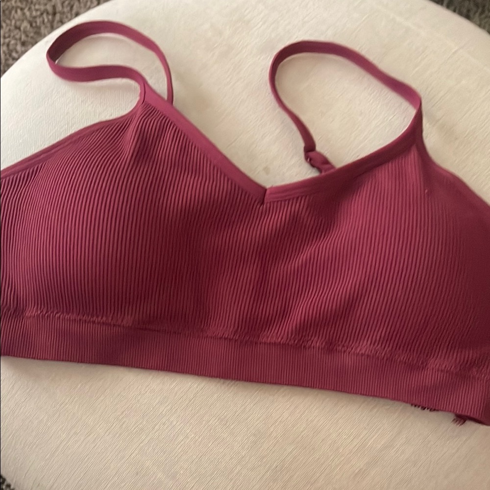 Maroon Seamless Bralette Intimates size large